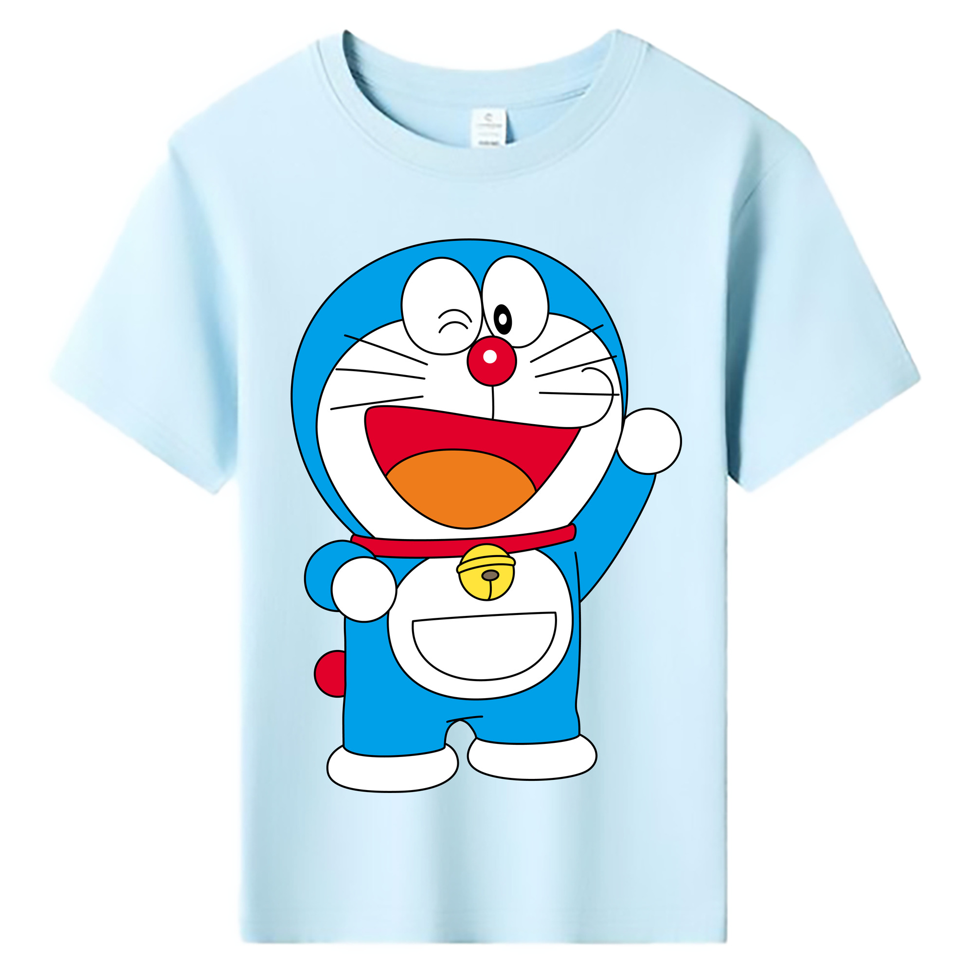 （画像用） ドラえもん Doraemon 綿100％キッズTシャツ（フロントプリント）